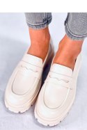 Mokasyny na platformie DENCH BEIGE - Inello Inello