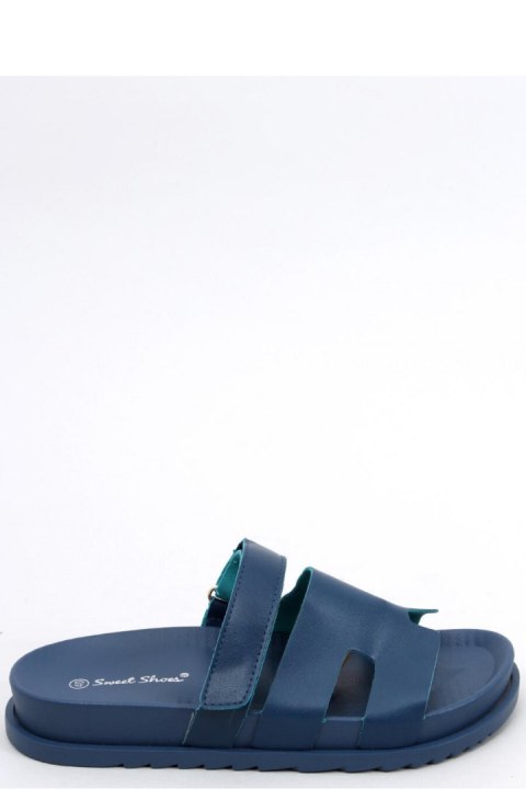 Sandał Klapki damskie TAWNY BLUE - Inello Inello Sandał Klapki damskie TAWNY BLUE - Inello Inello