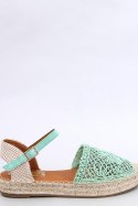 Sandałki ażurowe espadryle PREMAT GREEN - Inello Inello