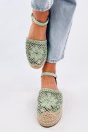 Sandałki ażurowe espadryle PREMAT GREEN - Inello Inello