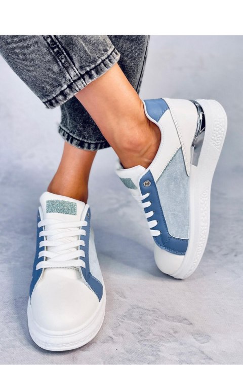 Sneakersy damskie FONTELL BLUE - Inello Inello Sneakersy damskie FONTELL BLUE - Inello Inello
