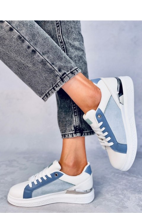 Sneakersy damskie FONTELL BLUE - Inello Inello Sneakersy damskie FONTELL BLUE - Inello Inello