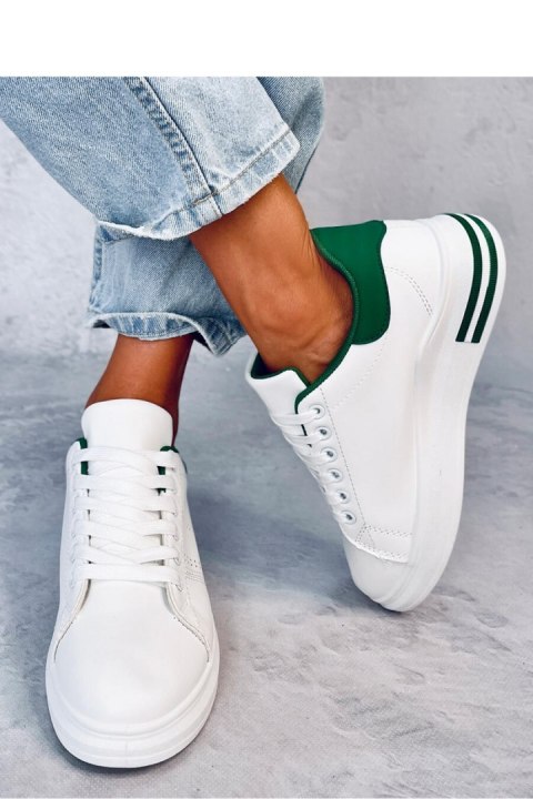 Sneakersy na koturnie MAES GREEN - Inello Inello Sneakersy na koturnie MAES GREEN - Inello Inello