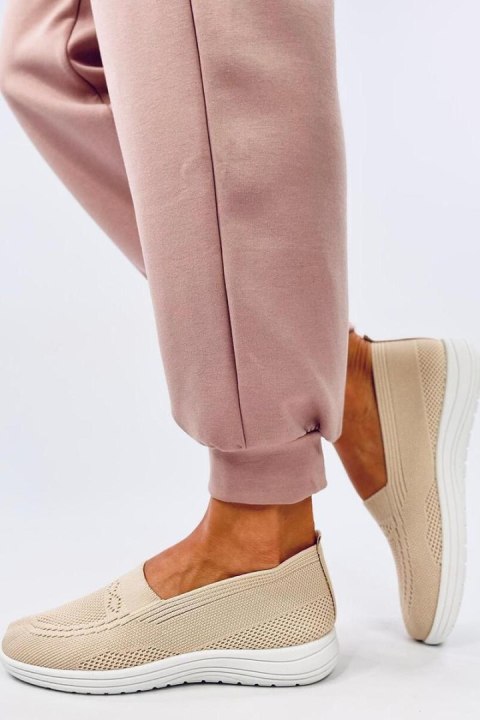 Tenisówki skarpetkowe DIDIER BEIGE - Inello Inello Tenisówki skarpetkowe DIDIER BEIGE - Inello Inello