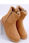 Botki płaskie KALLEN CAMEL - Inello Inello