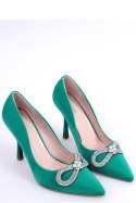 Eleganckie szpilki z kamieniami SUGAR GREEN - Inello Inello