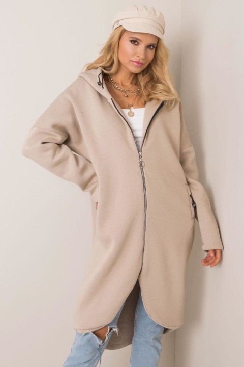 Bluza Damska Model RV-BL-4858-1.99P Beige - Rue Paris Rue Paris Bluza Damska Model RV-BL-4858-1.99P Beige - Rue Paris Rue Paris