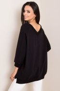 Bluza Damska Model RV-BL-5676.09 Black - Rue Paris Rue Paris