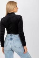 Bluzka Model RP-BZ-8181.12X Black - Rue Paris Rue Paris