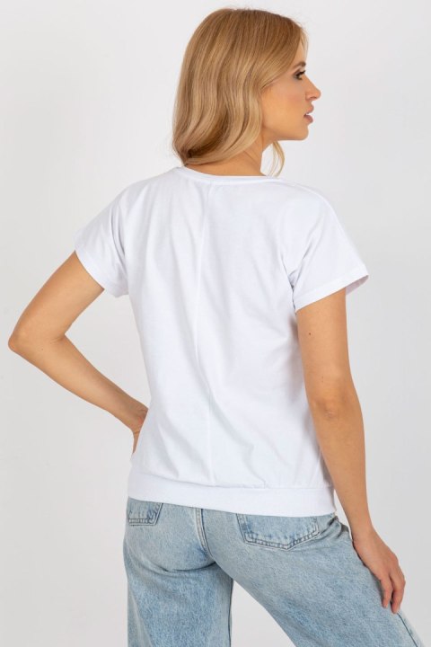 Bluzka Model RV-BZ-8917.12 White - Rue Paris Rue Paris Bluzka Model RV-BZ-8917.12 White - Rue Paris Rue Paris