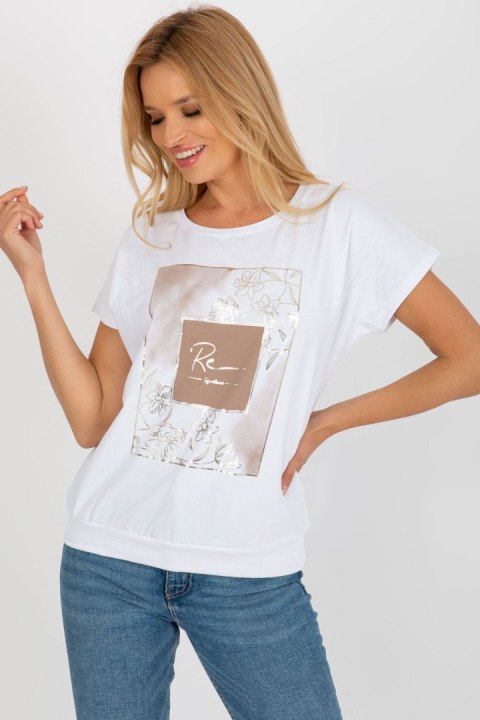 Bluzka Model RV-BZ-8920.19X White - Rue Paris Rue Paris Bluzka Model RV-BZ-8920.19X White - Rue Paris Rue Paris