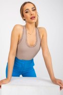 Koszulka Top Model RV-TP-7990.17 Dark Beige - Rue Paris Rue Paris
