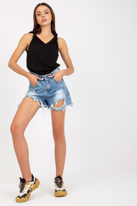 Koszulka Top Model RV-TP-8053.29 Black - Rue Paris Rue Paris Koszulka Top Model RV-TP-8053.29 Black - Rue Paris Rue Paris