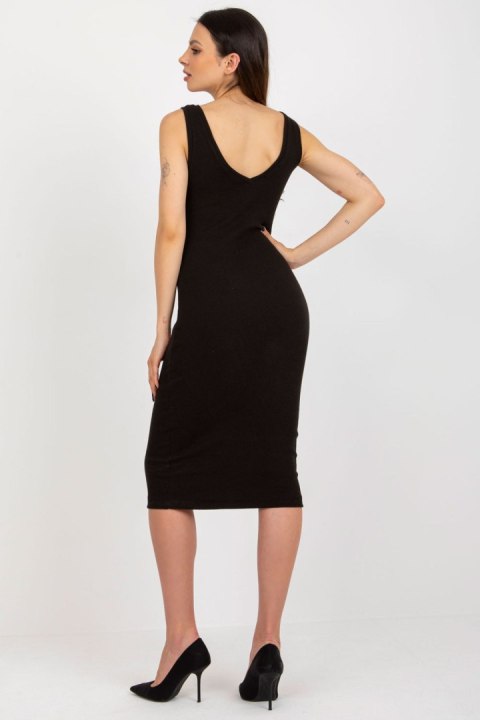 Sukienka Komplet Model WN-KMPL-8191.10 Black - Rue Paris Rue Paris Sukienka Komplet Model WN-KMPL-8191.10 Black - Rue Paris Rue Paris