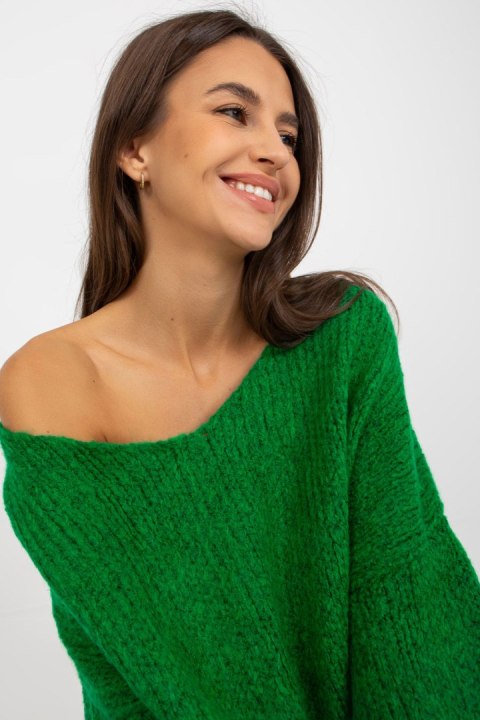 Sweter Damski Model LC-SW-3020.29X Green - Rue Paris Rue Paris Sweter Damski Model LC-SW-3020.29X Green - Rue Paris Rue Paris