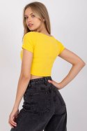 T-shirt Damski Model RV-TS-7537.52 Yellow - Rue Paris Rue Paris