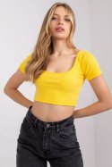 T-shirt Damski Model RV-TS-7537.52 Yellow - Rue Paris Rue Paris