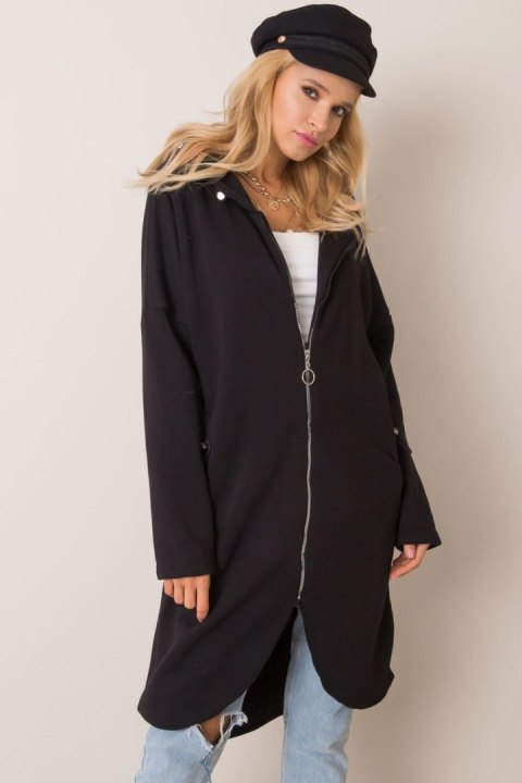 Bluza Damska Model RV-BL-4858-1.99P Black - Rue Paris Rue Paris Bluza Damska Model RV-BL-4858-1.99P Black - Rue Paris Rue Paris