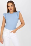 Bluzka Model FN-BZ-4592.12 Light Blue - Rue Paris Rue Paris