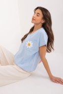 Bluzka Model RV-BZ-9626.28 Light Blue - Rue Paris Rue Paris