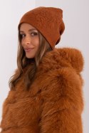 Czapka Model AT-CZ-23250.61P Light Brown - AT AT