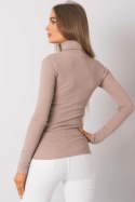 Golf damski Model RV-BZ-7182.01P Dark Beige - Rue Paris Rue Paris