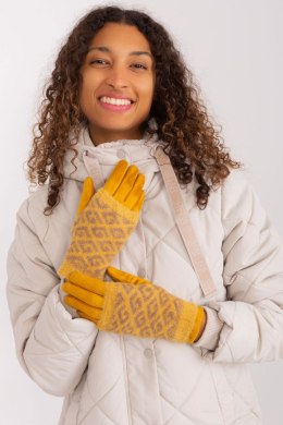Rękawiczki Model AT-RK-2310.88 Dark Yellow - AT AT