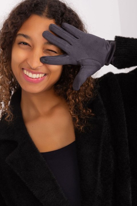 Rękawiczki Model AT-RK-2370.99 Dark Grey - AT AT Rękawiczki Model AT-RK-2370.99 Dark Grey - AT AT