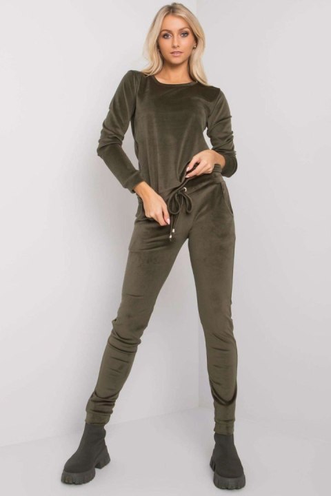 Spodnie Komplet Model RV-KMPL-6083.05 Khaki - Rue Paris Rue Paris