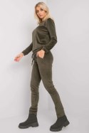 Spodnie Komplet Model RV-KMPL-6083.05 Khaki - Rue Paris Rue Paris