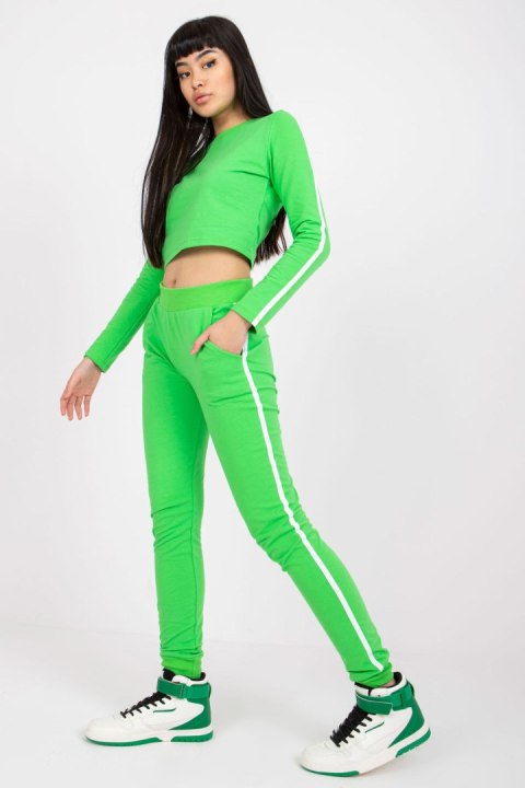 Spodnie Komplet Model RV-KMPL-7561.97 Light Green - Rue Paris Rue Paris Spodnie Komplet Model RV-KMPL-7561.97 Light Green - Rue Paris Rue Paris