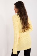 Sweter Damski Model AT-SW-2343.88 Light Yellow - AT AT