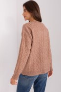 Sweter Damski Model AT-SW-2358.31 Light Brown - AT AT
