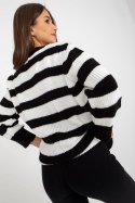 Sweter Damski Model LC-SW-8030.29P White/Black - Rue Paris Rue Paris