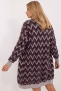 Sweter Kardigan Model AT-SW-2340-A.00 Dark Violet - AT AT