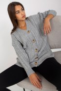 Sweter Kardigan Model LC-SW-8008.80P Grey - Rue Paris Rue Paris
