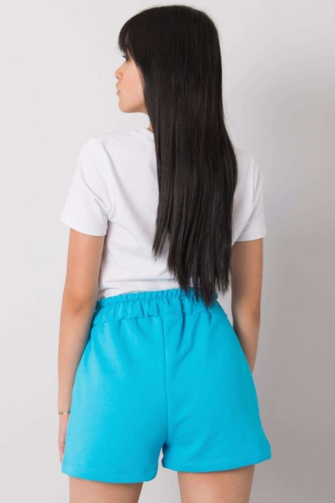 Szorty Damskie Model RV-SN-6700.20X Blue - Rue Paris Rue Paris Szorty Damskie Model RV-SN-6700.20X Blue - Rue Paris Rue Paris