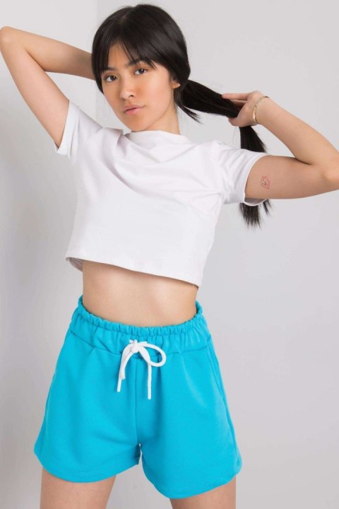 Szorty Damskie Model RV-SN-6700.20X Blue - Rue Paris Rue Paris Szorty Damskie Model RV-SN-6700.20X Blue - Rue Paris Rue Paris