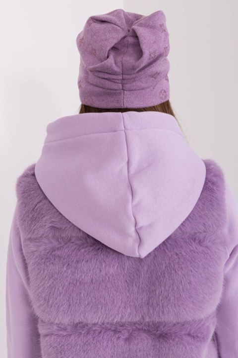 Czapka Model AT-CZ-2325.85 Light Violet - AT AT Czapka Model AT-CZ-2325.85 Light Violet - AT AT