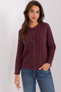 Sweter Damski Model AT-SW-2346-2.99P Dark Violet - AT AT