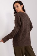 Sweter Damski Model AT-SW-2358.31 Brown - AT AT