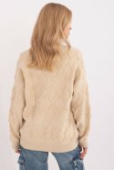 Sweter Damski Model AT-SW-2361.61 Light Beige - AT AT