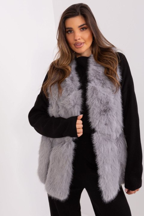Kamizelka Model AT-KZ-2375.00P Grey - AT AT Kamizelka Model AT-KZ-2375.00P Grey - AT AT