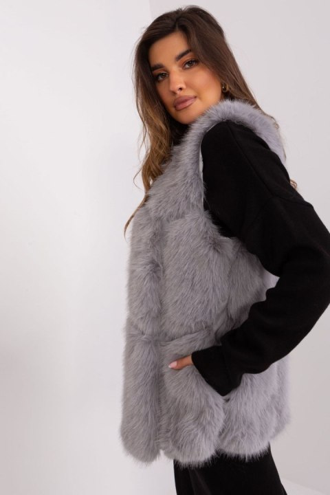Kamizelka Model AT-KZ-2375.00P Grey - AT AT Kamizelka Model AT-KZ-2375.00P Grey - AT AT