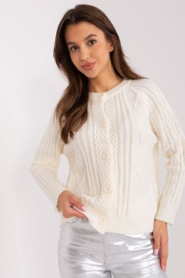 Sweter Damski Model AT-SW-2346-2.99P Ecru - AT AT