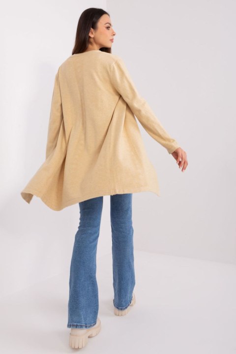 Sweter Kardigan Model AT-SW-2333.31X Beige - AT AT Sweter Kardigan Model AT-SW-2333.31X Beige - AT AT
